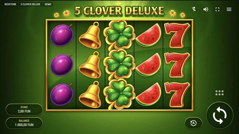 5 Clover Deluxe - οθόνη παιχνιδιού